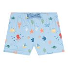 Baby Boys Blue Swim Set , 1, hi-res