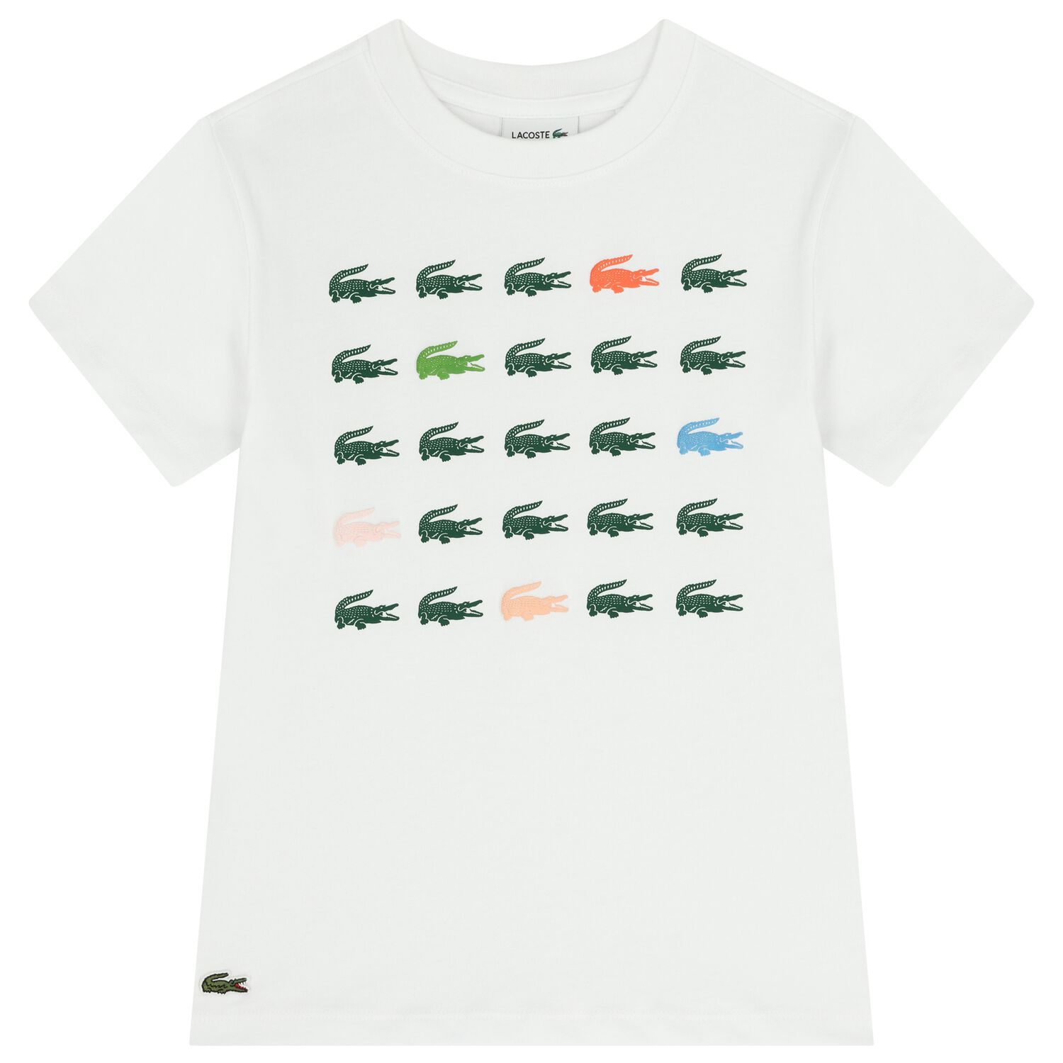 Boys White Logo T-Shirt, 1, hi-res