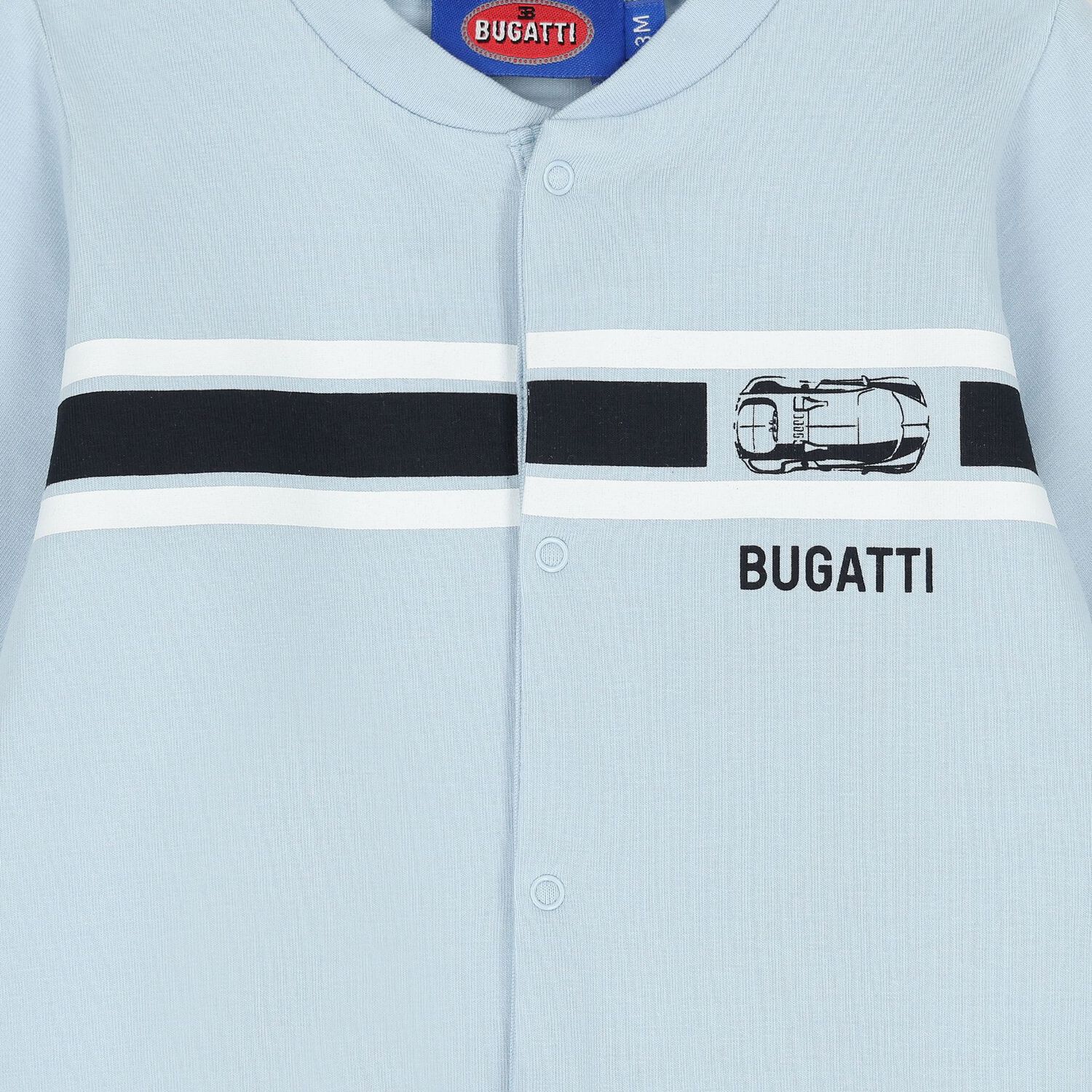 Baby Boys Navy Blue Logo Babygrow, 2, hi-res