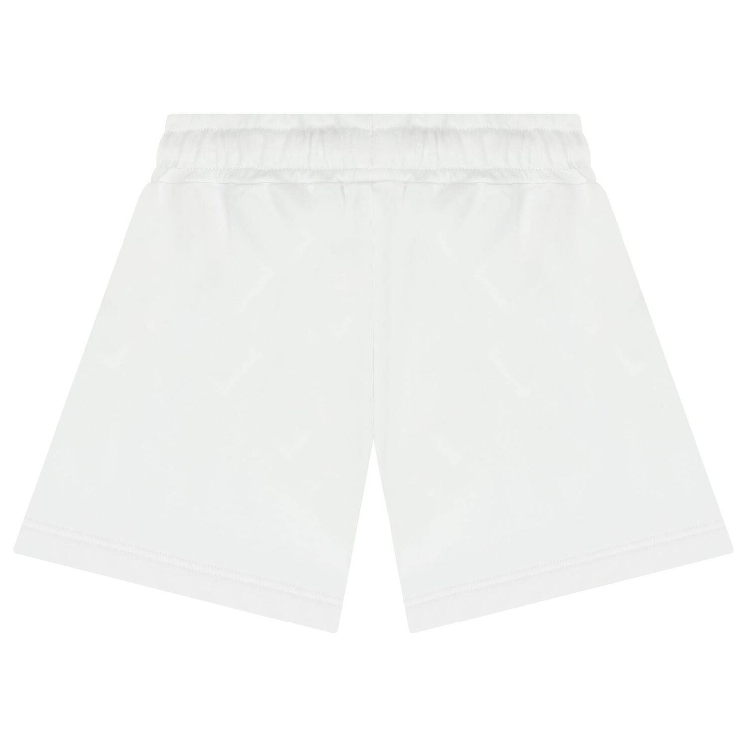 Girls White Logo Shorts, 1, hi-res