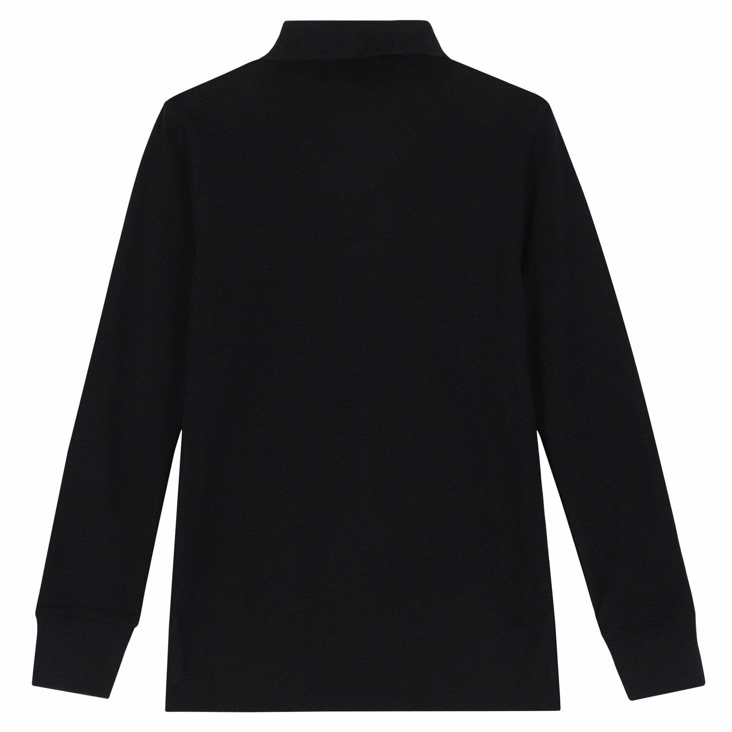 تيشيرت بولو بالشعار باللون الاسود للاولاد, 2, hi-res image number null