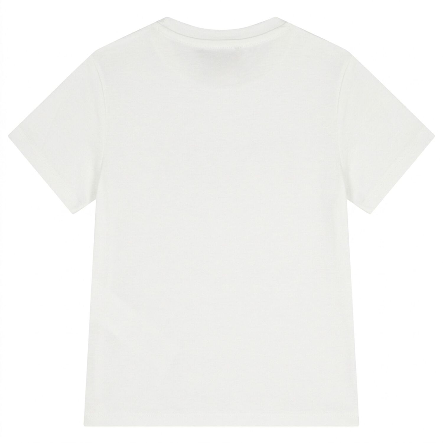 Girls White Logo T-Shirt, 1, hi-res