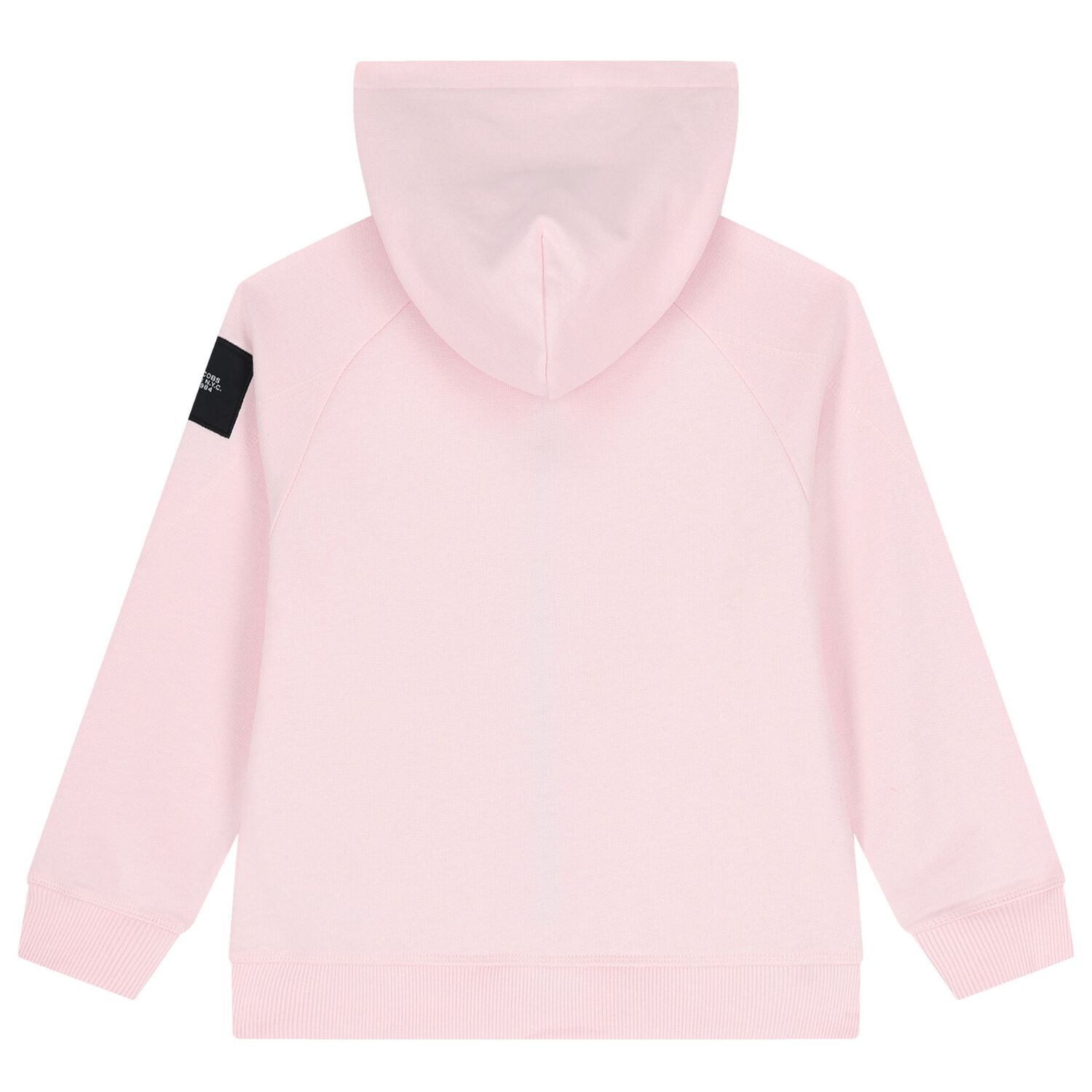 Girls Pink Logo Hooded Zip Up Top, 2, hi-res