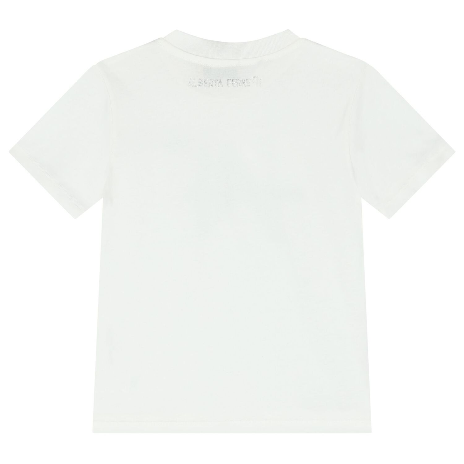 Girls White Logo T-Shirt, 2, hi-res image number null