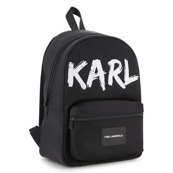 Black Logo Backpack