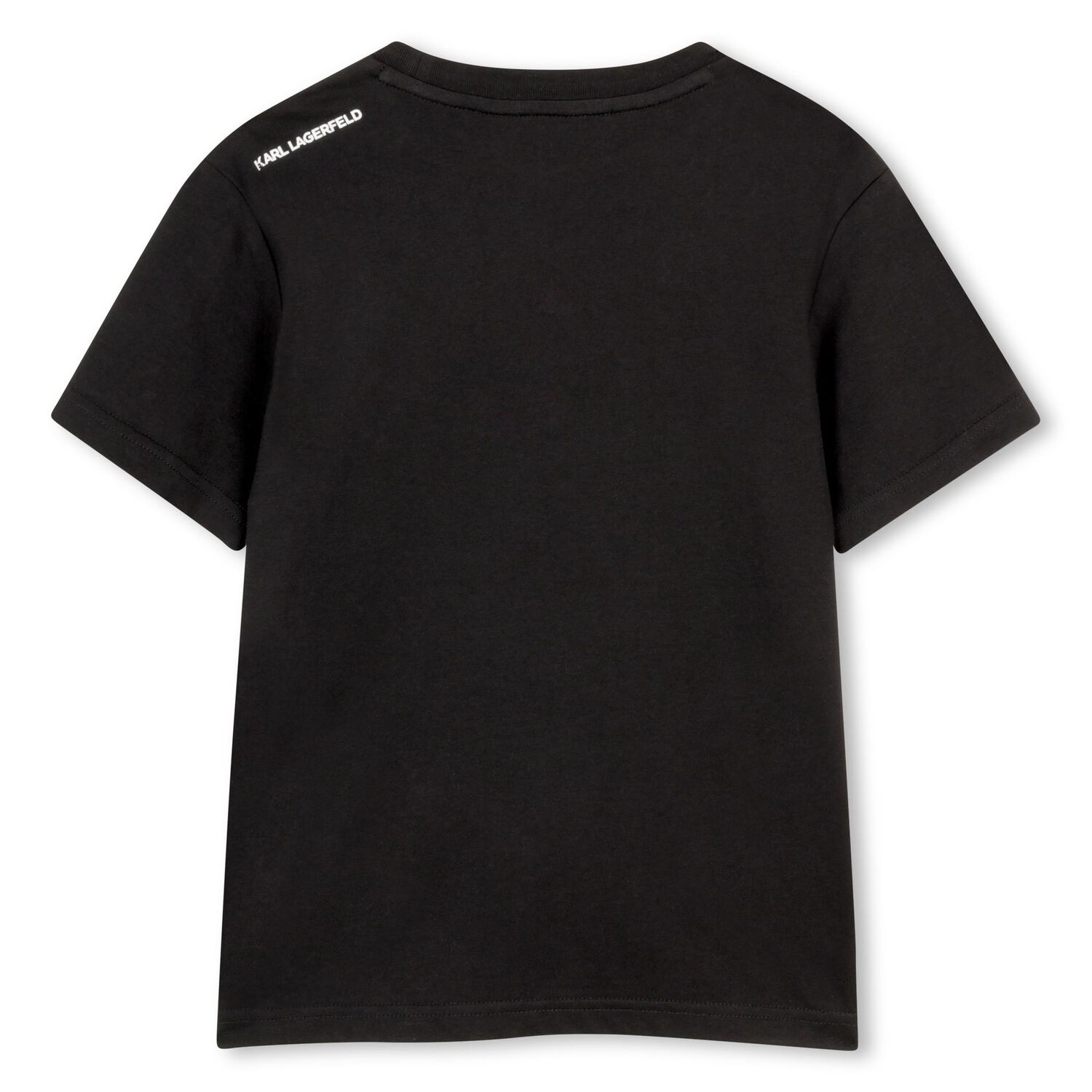 Boys Black Logo T-Shirt, 1, hi-res