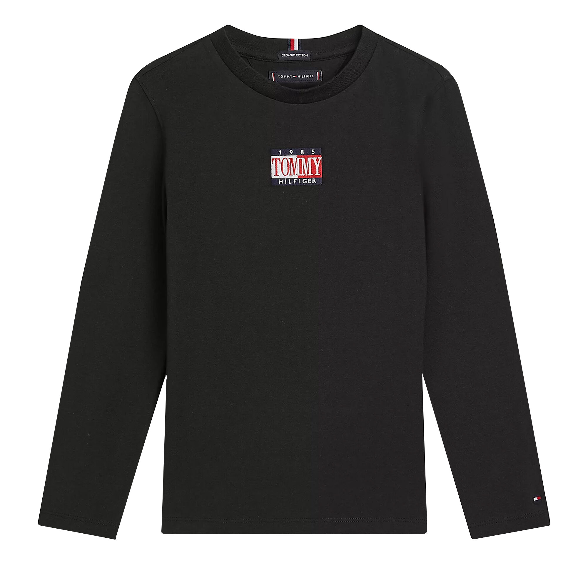 Tommy hilfiger black shop long sleeve