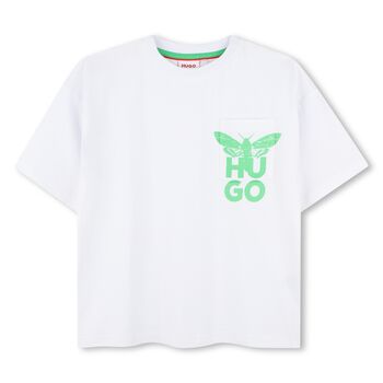 Boys White Logo T-Shirt
