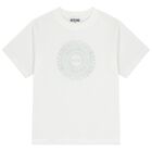 Boys White Logo Shorts Set, 1, hi-res