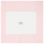 Baby Girls White & Pink Blanket, 1, hi-res