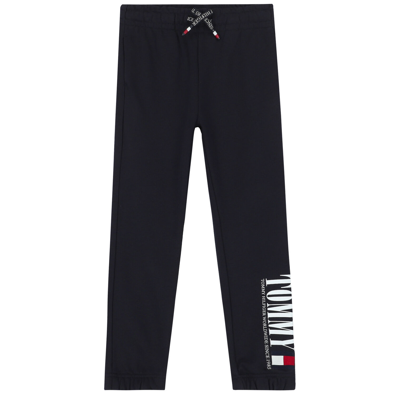 Boys Navy Logo Cotton Jogger, 1, hi-res image number null