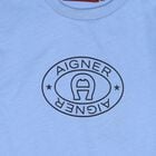 Younger Boys Blue Logo T-Shirt, 2, hi-res