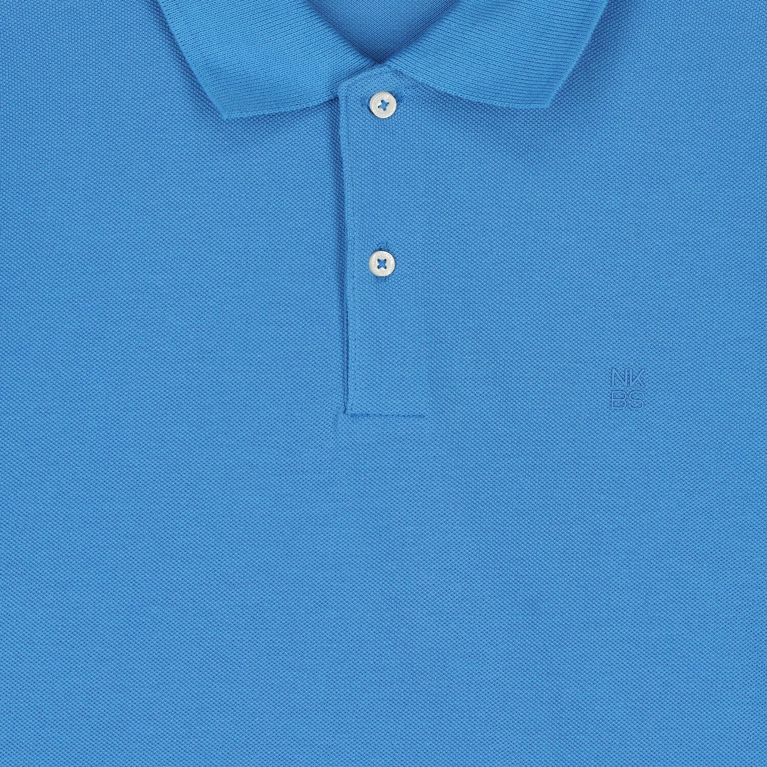 Boys Blue Polo Shirt, 3, hi-res