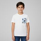 Boys White T-Shirt, 2, hi-res