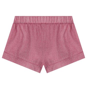 Girls Pink Lumiere Shorts
