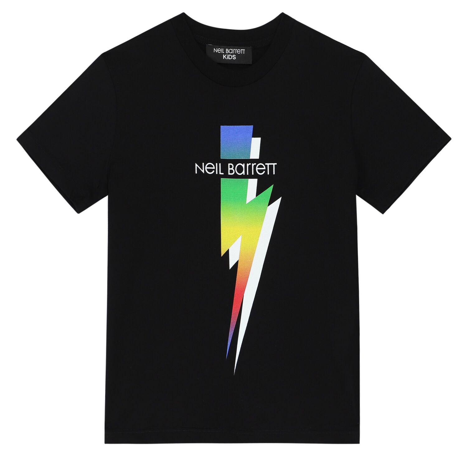 Boys Black Logo T-Shirt, 2, hi-res image number null