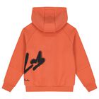 Boys Orange Skate Hooded Top, 2, hi-res