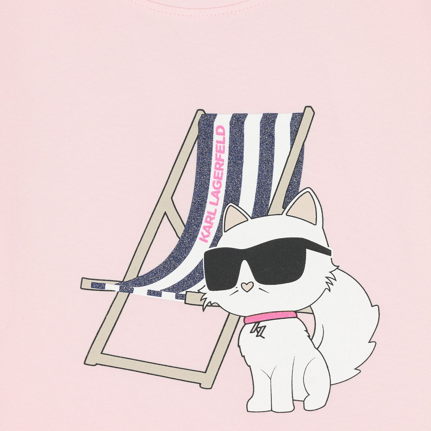 Girls Pink Choupette T-Shirt, 2, hi-res