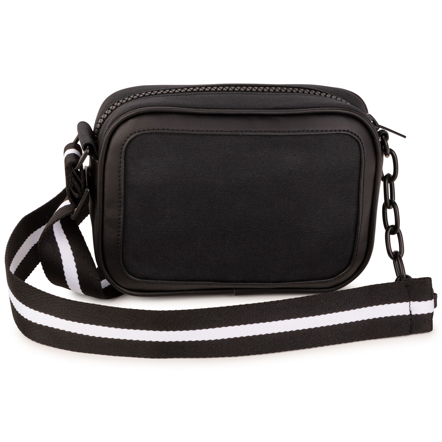 حقيبة بالشعار باللون الأسود للبنات, 1, hi-res