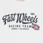 Boys White & Grey Shorts Set, 1, hi-res