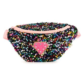 BILLIEBLUSH Girls Multi-Coloured Sequins Belt Bag, 1 Girls Multi-Coloured Sequins Belt Bag