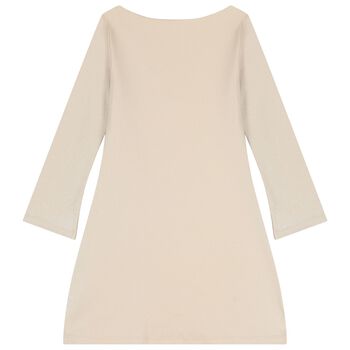 Girls Gold Logo Dress