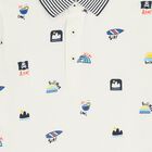 تيشيرت بولو مخطط باللون العاجي, 1, hi-res