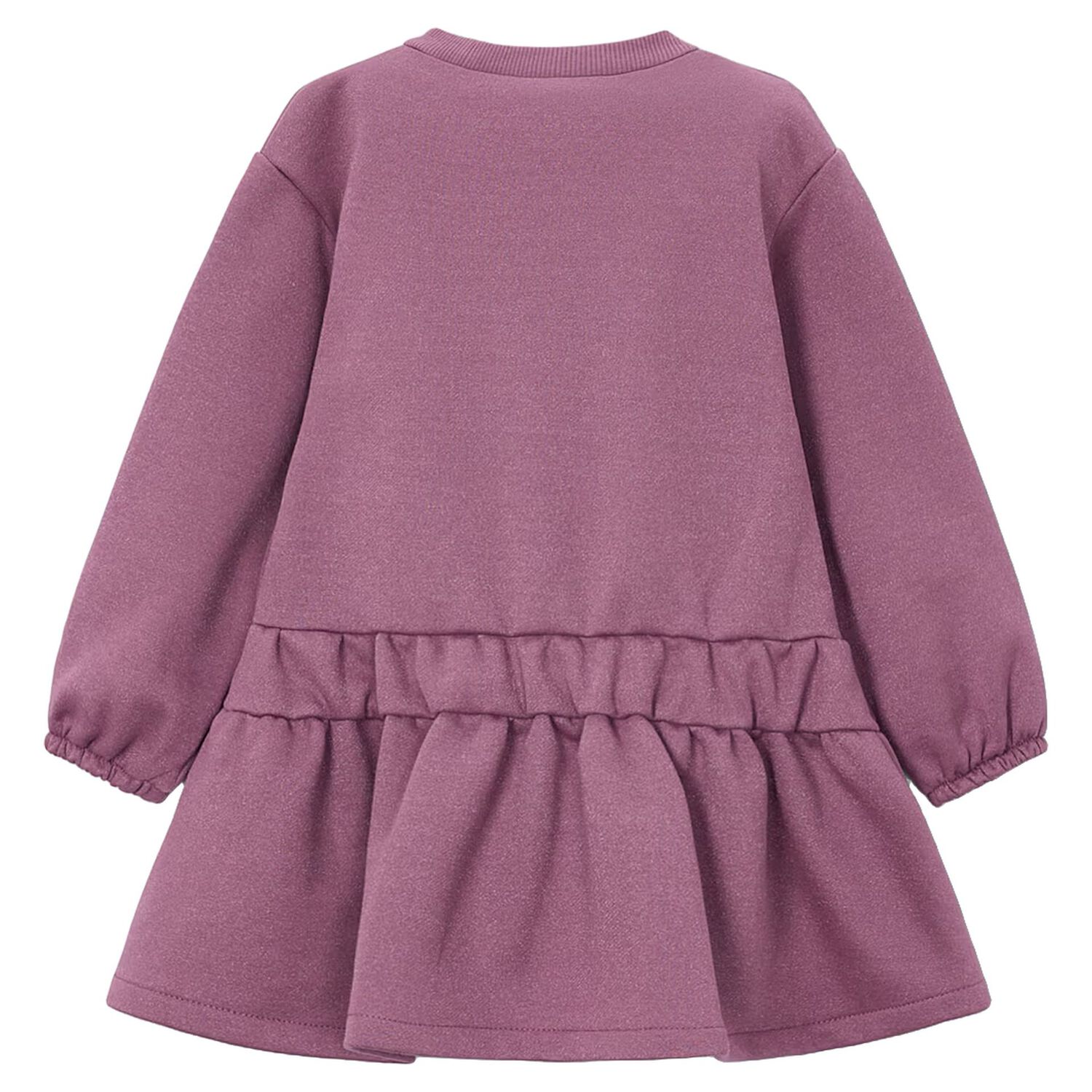 Girls Pink Heart Dress, 1, hi-res