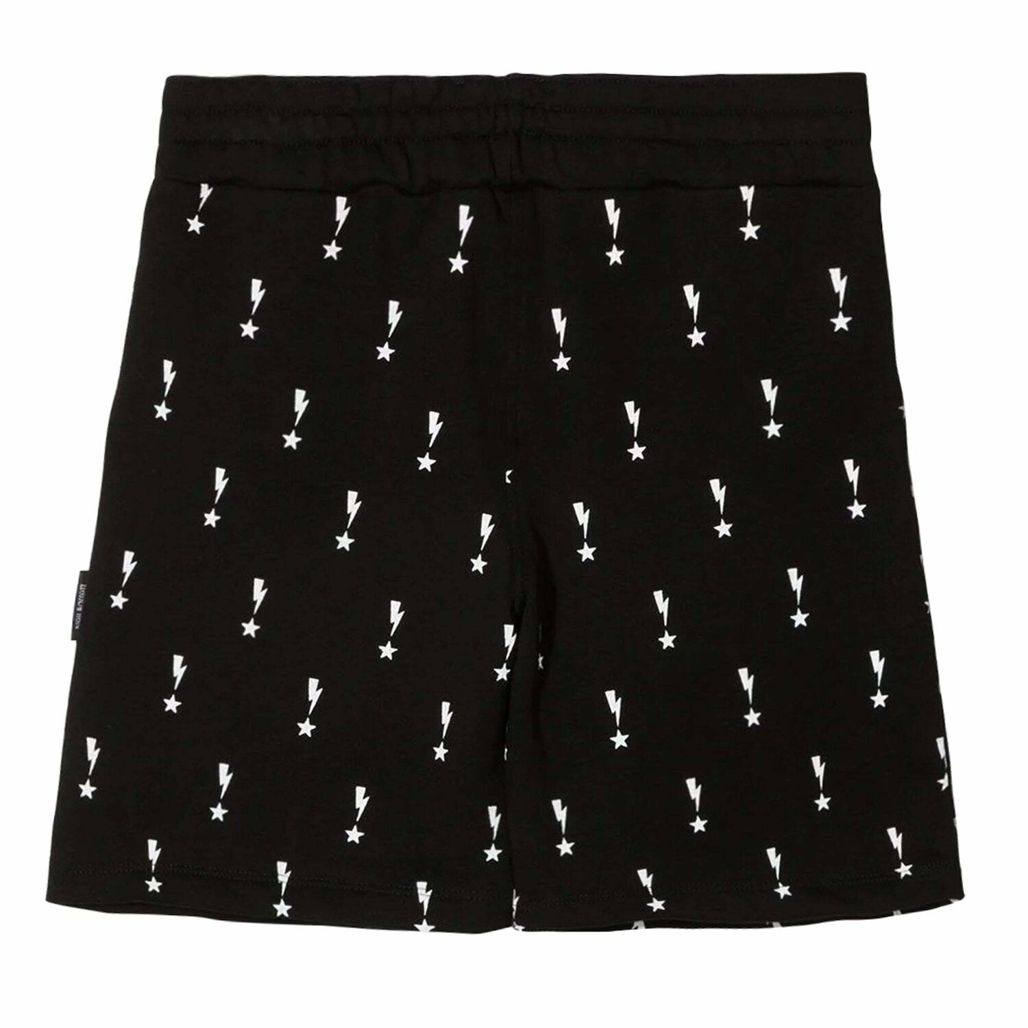 Boys Black Printed Shorts, 1, hi-res image number null