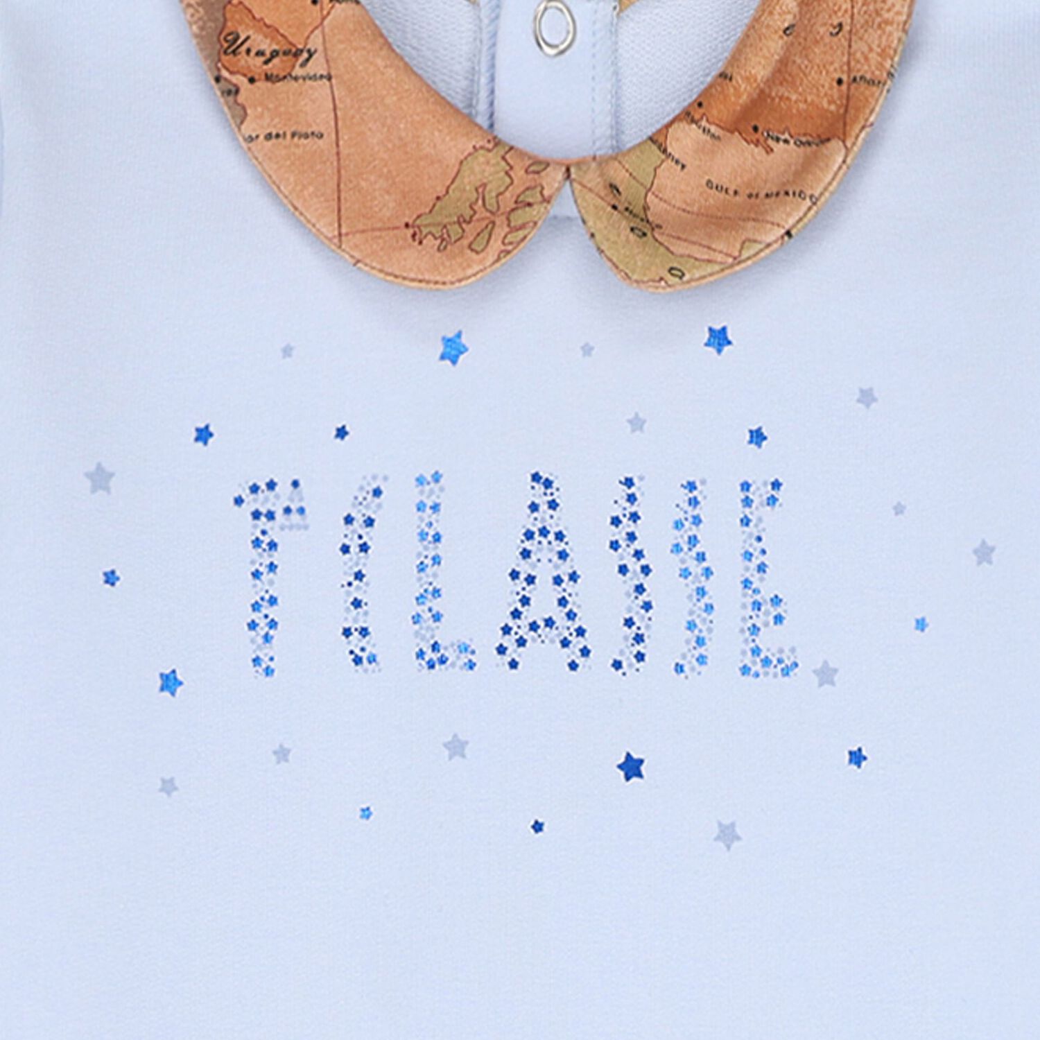 Baby Boys Blue & Beige Geo Map Babygrow Gift Set, 1, hi-res image number null