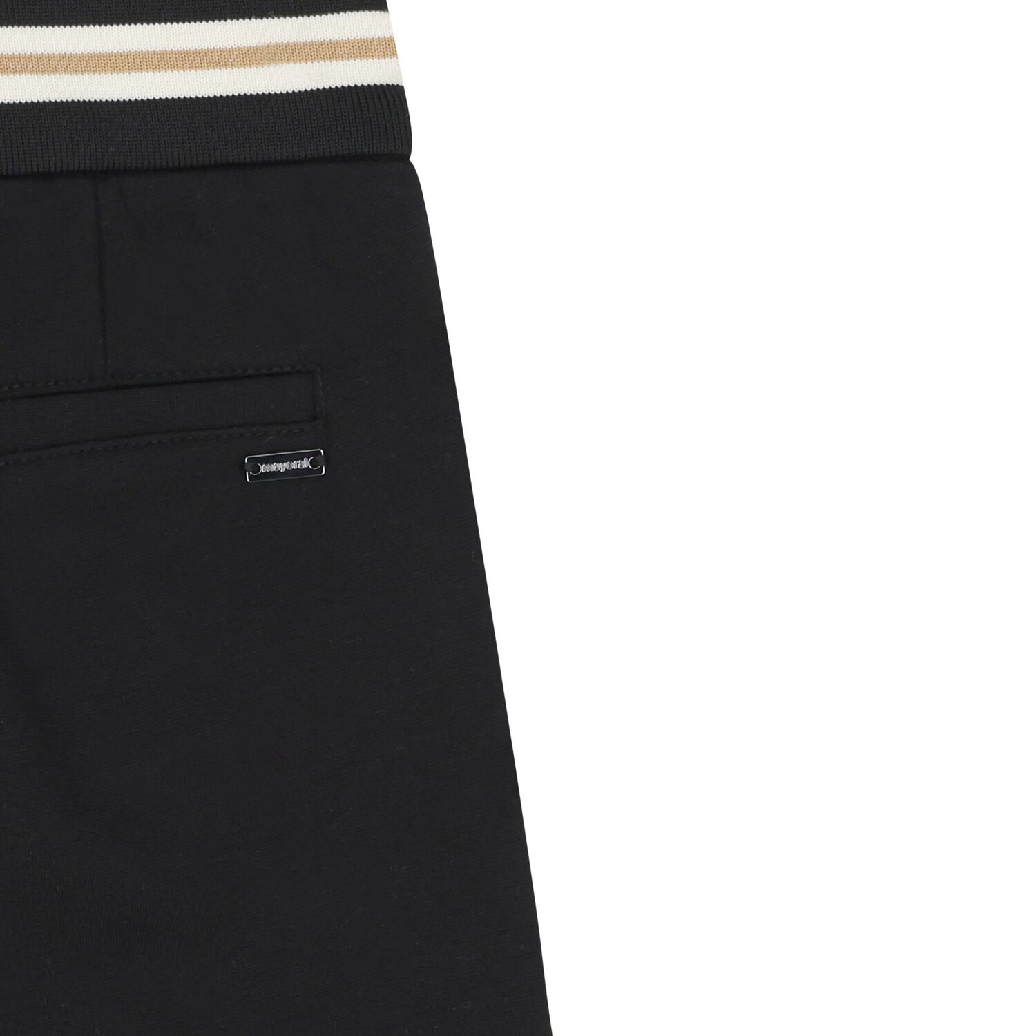 Younger Boys Black Trousers, 1, hi-res