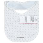 Baby Boys Blue & White Logo Babygrow Set, 3, hi-res