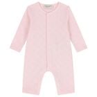 Baby Girls Pink GG Logo Romper Gift Set, 2, hi-res