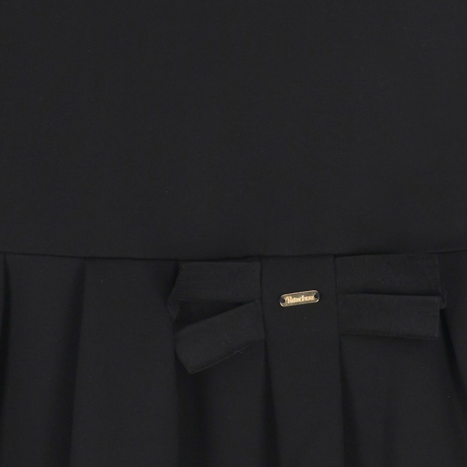 Girls Black Bow Dress, 1, hi-res image number null