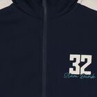 Boys Green & Navy Blue Tracksuit Set ( 3 Piece ), 1, hi-res