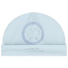 طقم هدايا ملابس اطفال بنقشة جغرافية باللونين الازرق و البيج , 3, hi-res