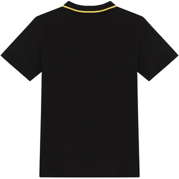 Boys Black Logo Polo Shirt