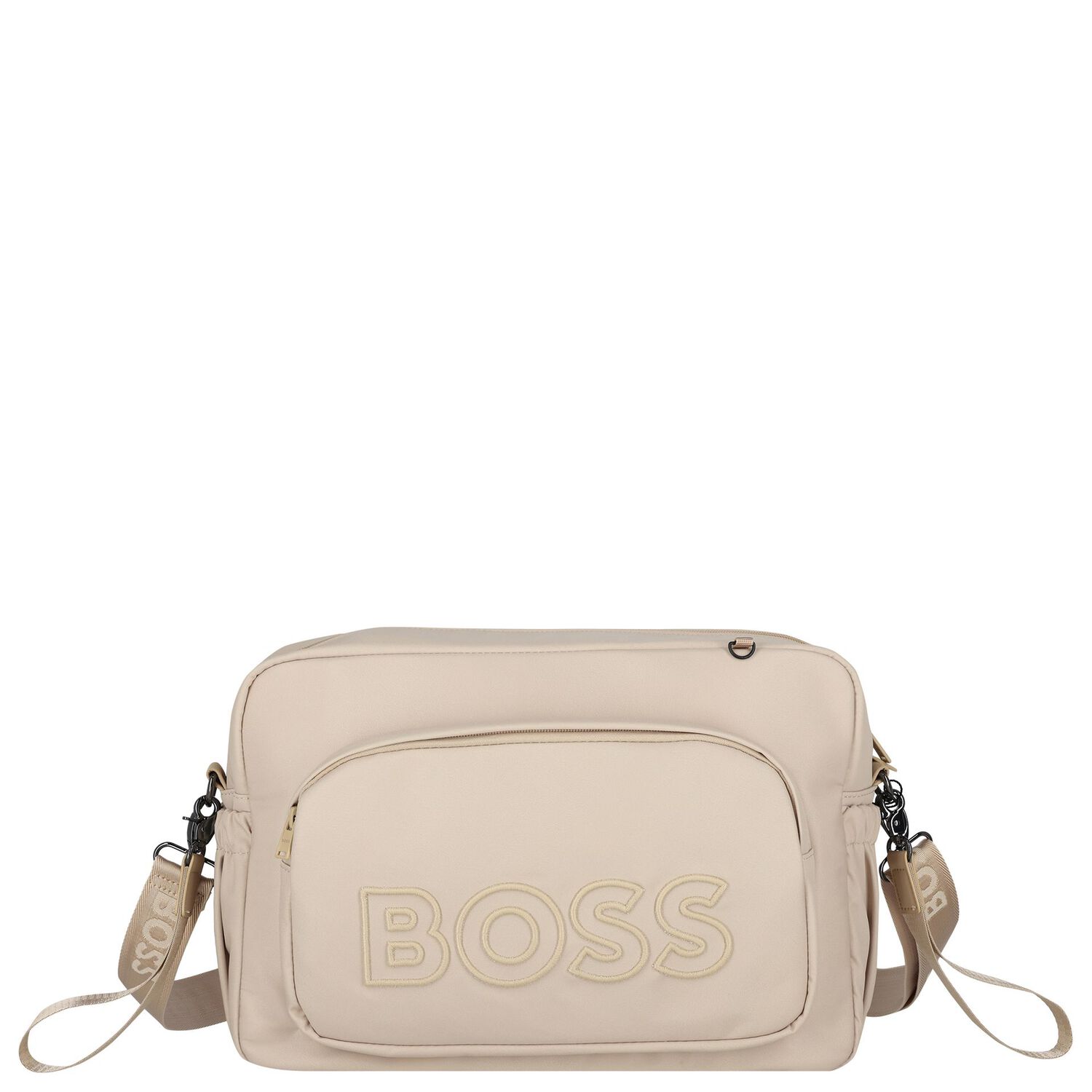 Beige Logo Red Panda Baby Changing Bag ( 38cm ), 3, hi-res