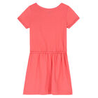 فستان بالشعار باللون الزهري, 1, hi-res