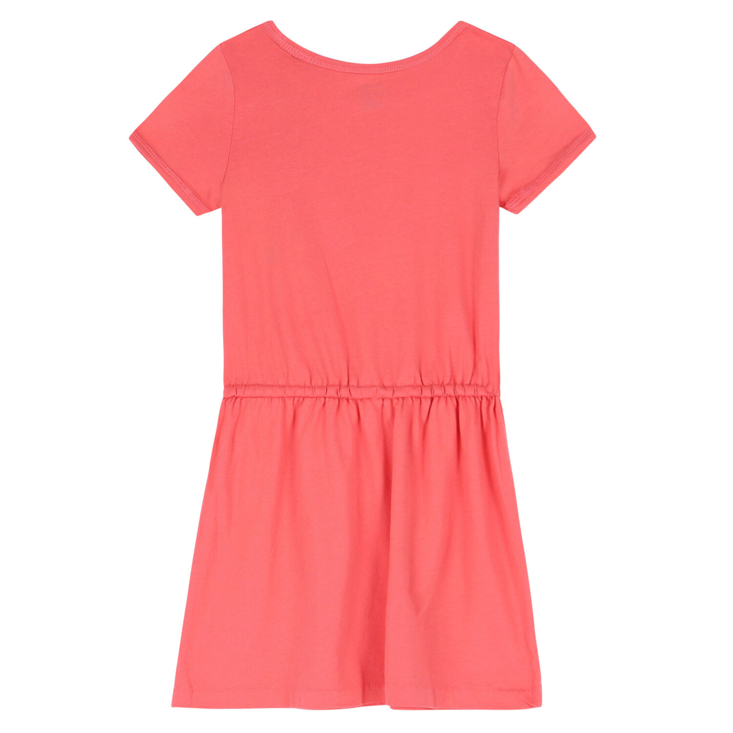 فستان بالشعار باللون الزهري, 1, hi-res