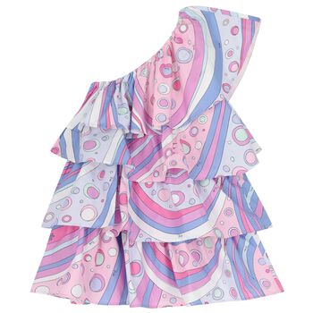 Girls Multi-Coloured Iride Layered Dress