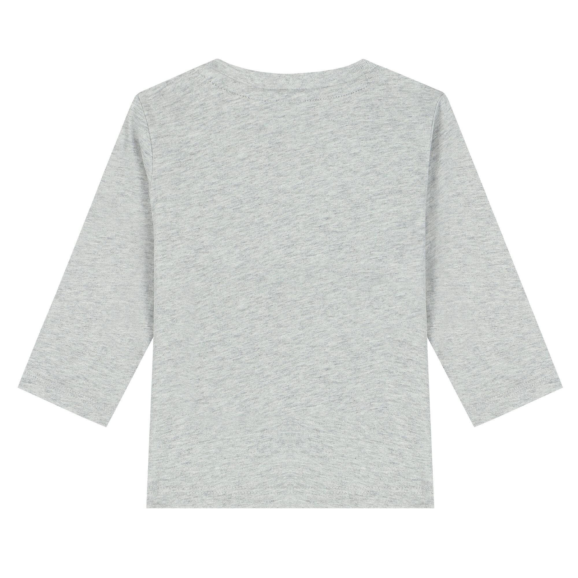 BOSS Younger Boys Grey Logo Long Sleeve Top | Junior Couture USA