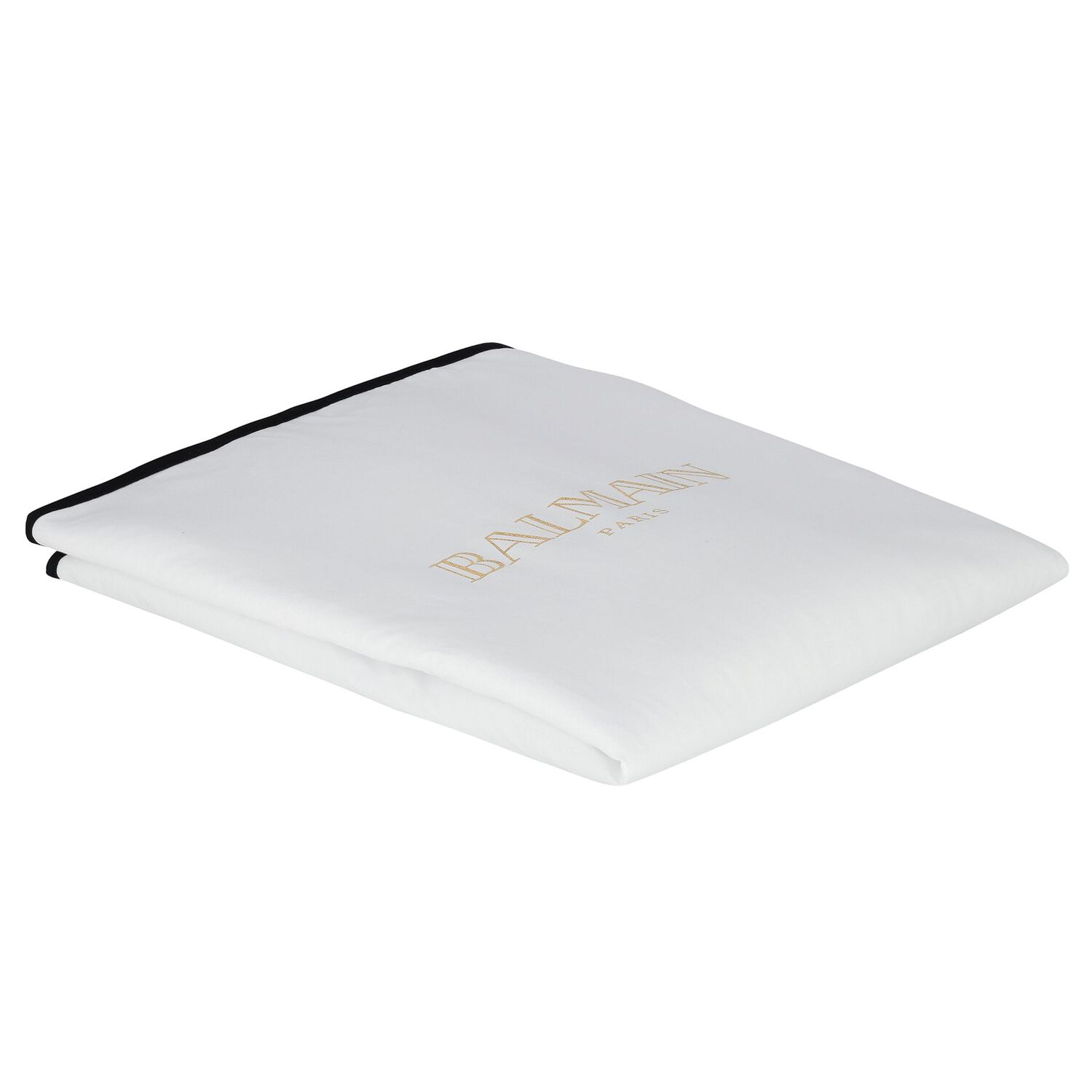 بطانية بالشعار باللونين الأبيض والفضي, 1, hi-res