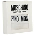 White Logo Baby Hat, 1, hi-res