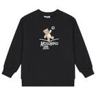 Black Teddy Bear Logo Tracksuit, 1, hi-res