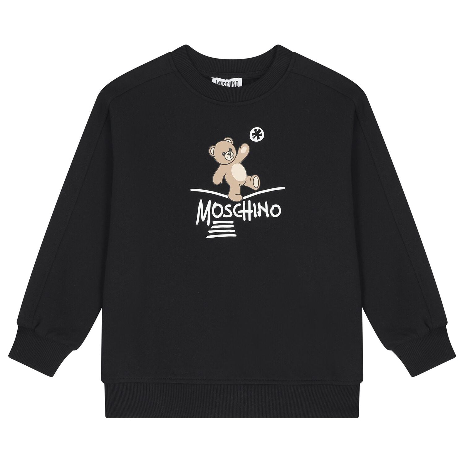 Black Teddy Bear Logo Tracksuit, 1, hi-res