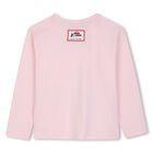 Girls Pink Minnie Mouse Disney Long Sleeve Top, 1, hi-res