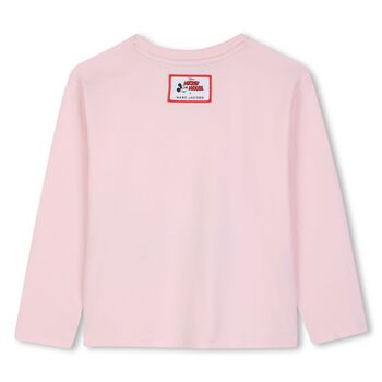 Girls Pink Minnie Mouse Disney Long Sleeve Top