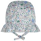 Younger Girls Blue & Green Liberty Hat, 1, hi-res