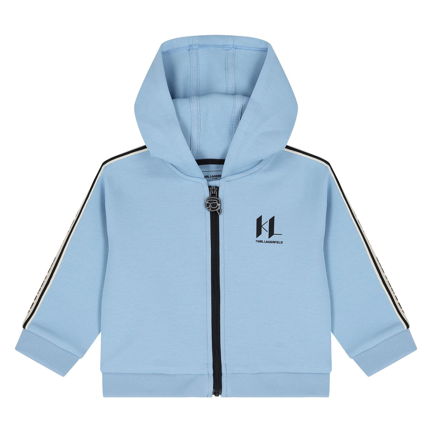 Younger Boys Blue Ikonik Karl Tracksuit Set, 1, hi-res